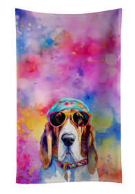 Basset Hound Hippie Dawg Kitchen Towel